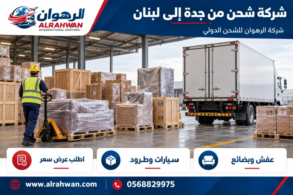 شركة شحن من جدة إلى لبنان 0568829975