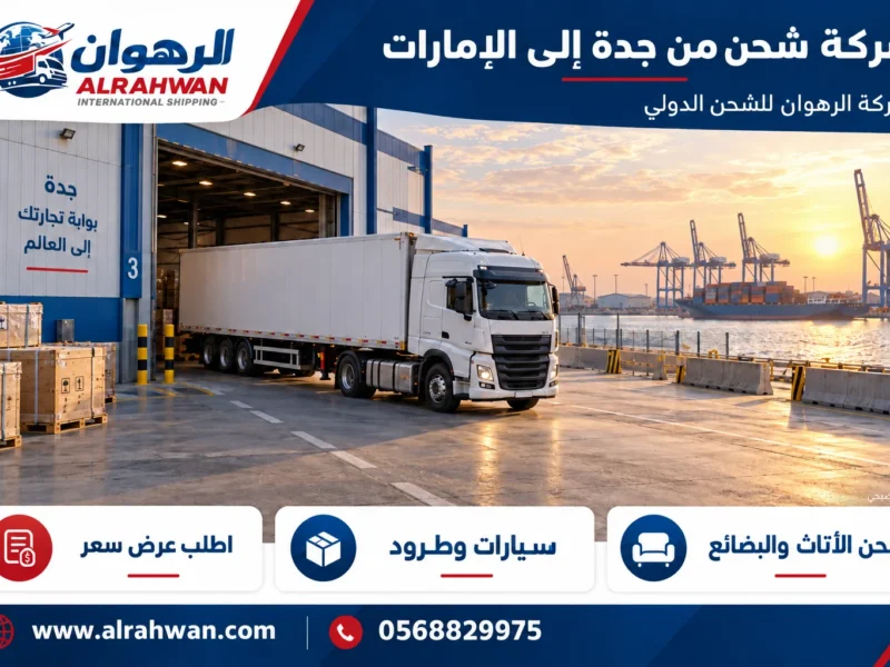 شركة شحن من جدة إلى الإمارات 0568829975