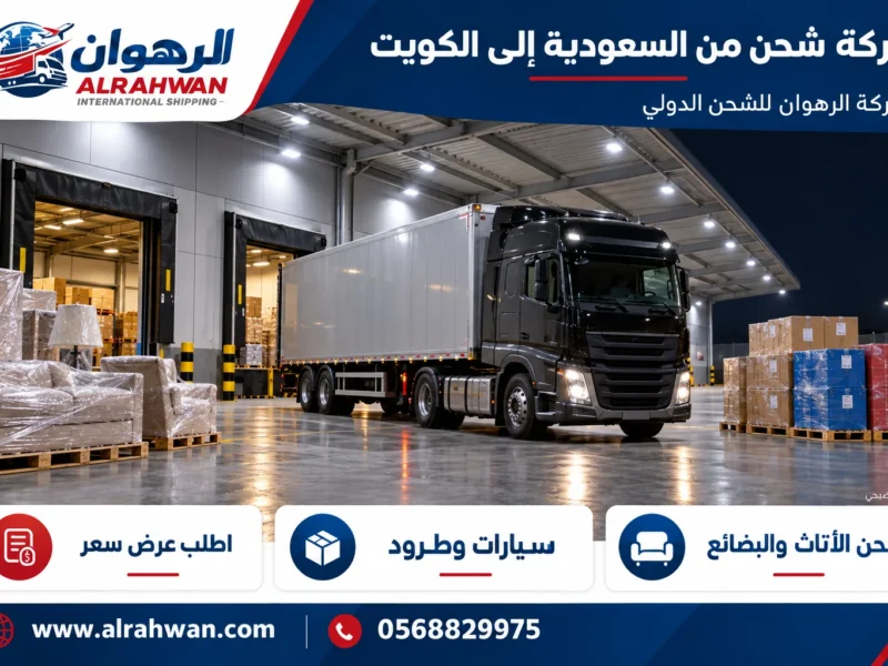 شركة شحن من السعودية إلى الكويت 0568829975