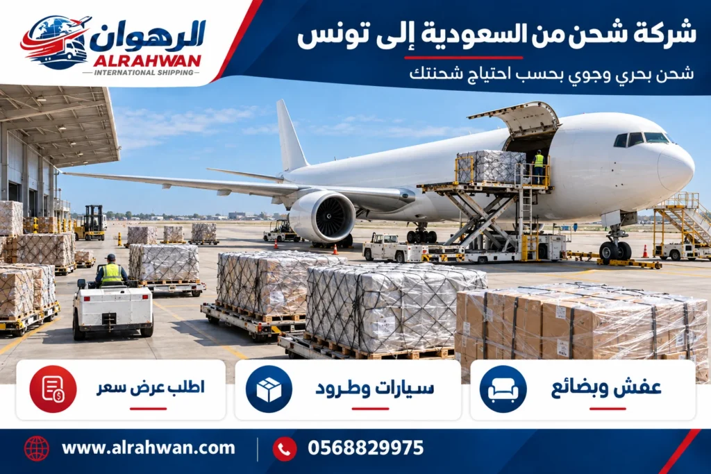 شركة شحن من السعودية إلى تونس 0568829975