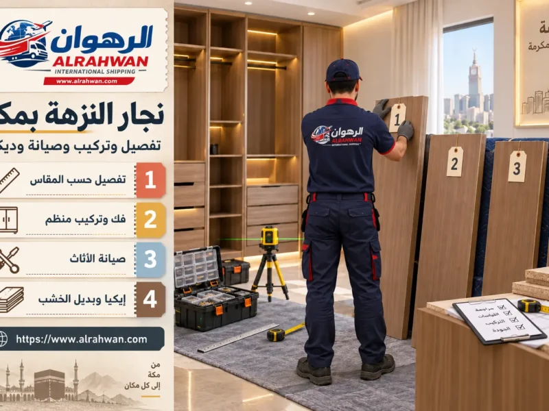 نجار النزهة بمكة 0544055649 | تفصيل وتركيب وصيانة الأثاث
