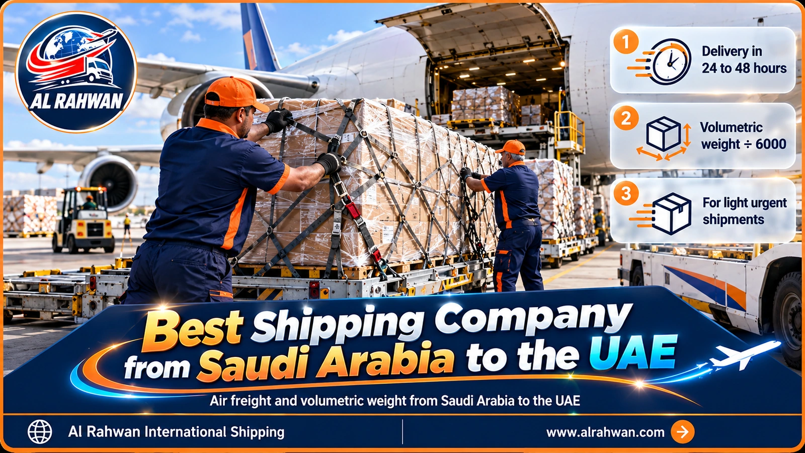 Measuring an air shipment at the best shipping company from Saudi Arabia to the UAE