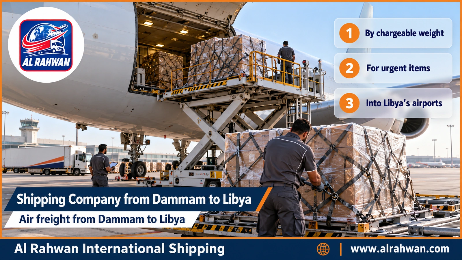 Shipping Company from Dammam to Libya - Air freight from Dammam to Libya