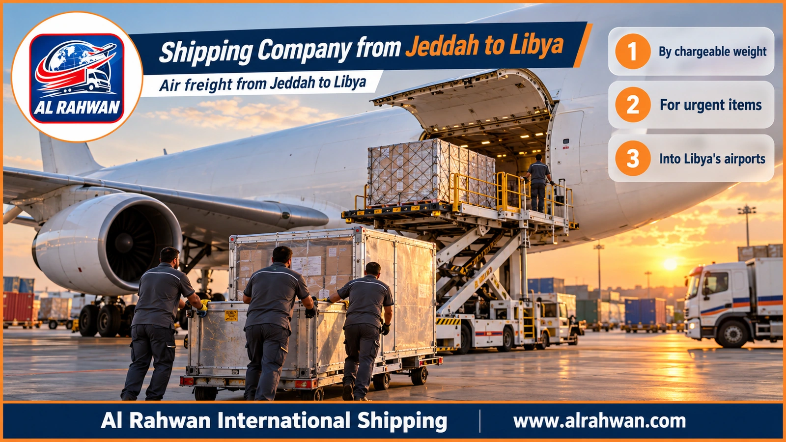 Shipping Company from Jeddah to Libya - Air freight from Jeddah to Libya