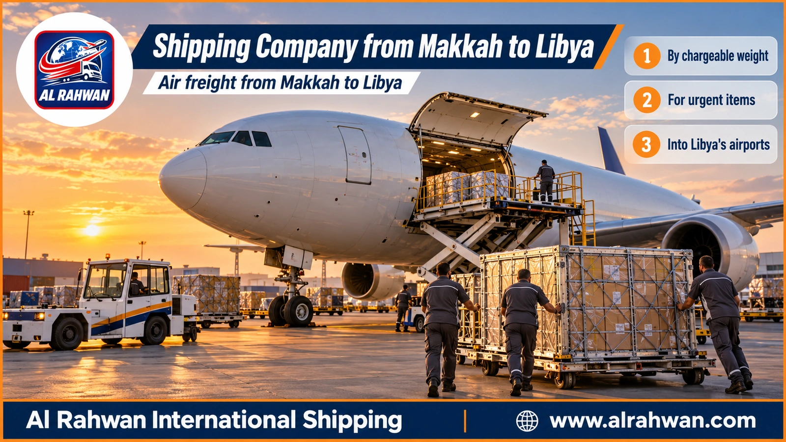 Shipping Company from Makkah to Libya - Air freight from Makkah to Libya