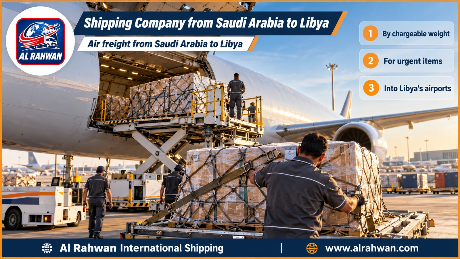 Shipping Company from Saudi Arabia to Libya - Air freight from Saudi Arabia to Libya