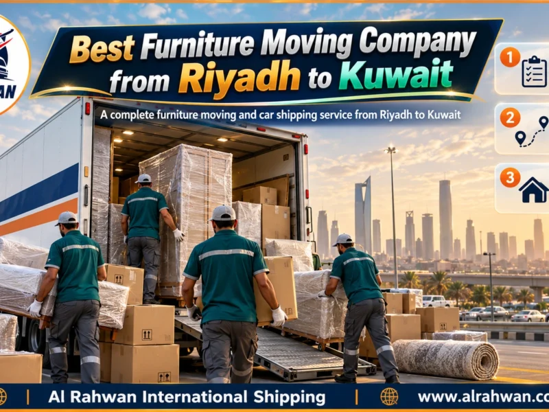 Best Furniture Moving Company from Riyadh to Kuwait | 0568829975 ◈ Fine Majlis Sets and Marble Tables with Car Shipping