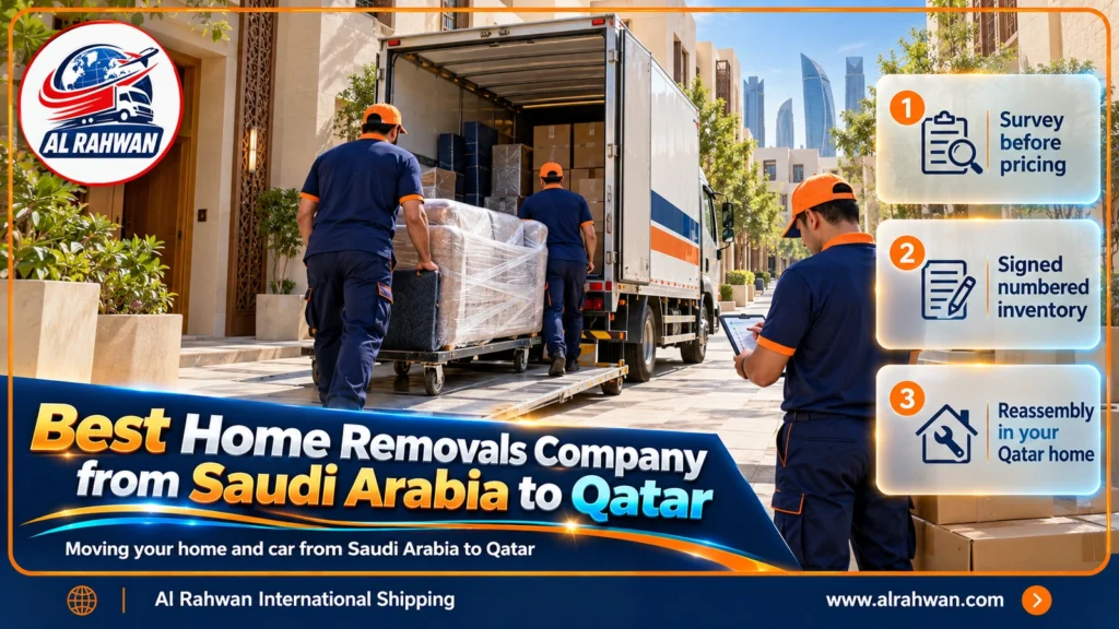 Best Home Removals Company from Saudi Arabia to Qatar | 0568829975 ◈ Complete Household Moves and Car Shipping