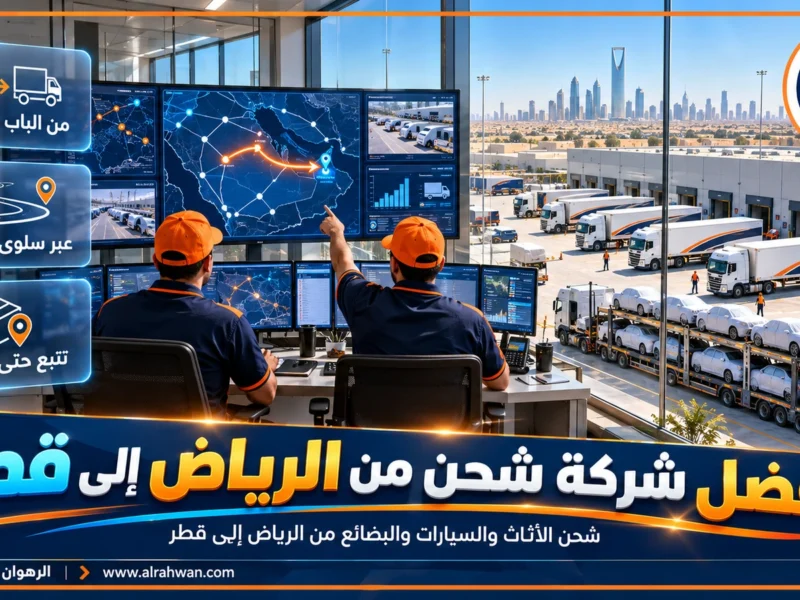 أفضل شركة شحن من الرياض إلى قطر | 0568829975 ◈ شحن منتظم من الباب للباب وشحن سيارات