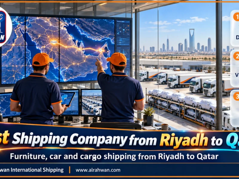 Best Shipping Company from Riyadh to Qatar | 0568829975 ◈ Regular Door-to-Door Freight and Car Shipping