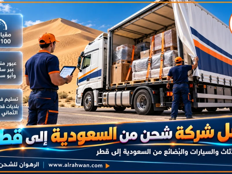 أفضل شركة شحن من السعودية إلى قطر | 0568829975 ◈ شحن دولي موثوق وشحن سيارات بمعايير واضحة