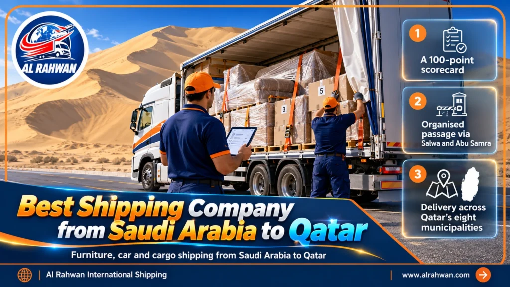 Best Shipping Company from Saudi Arabia to Qatar | 0568829975 ◈ Reliable International Freight and Car Shipping to Clear Standards