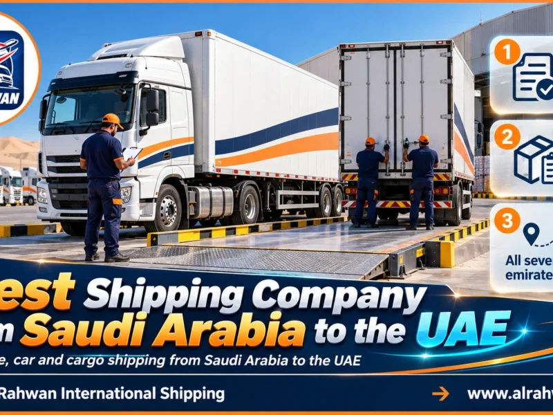 Best Shipping Company from Saudi Arabia to the UAE | 0568829975 ◈ Insured International Shipping and Car Shipping to Clear Standards