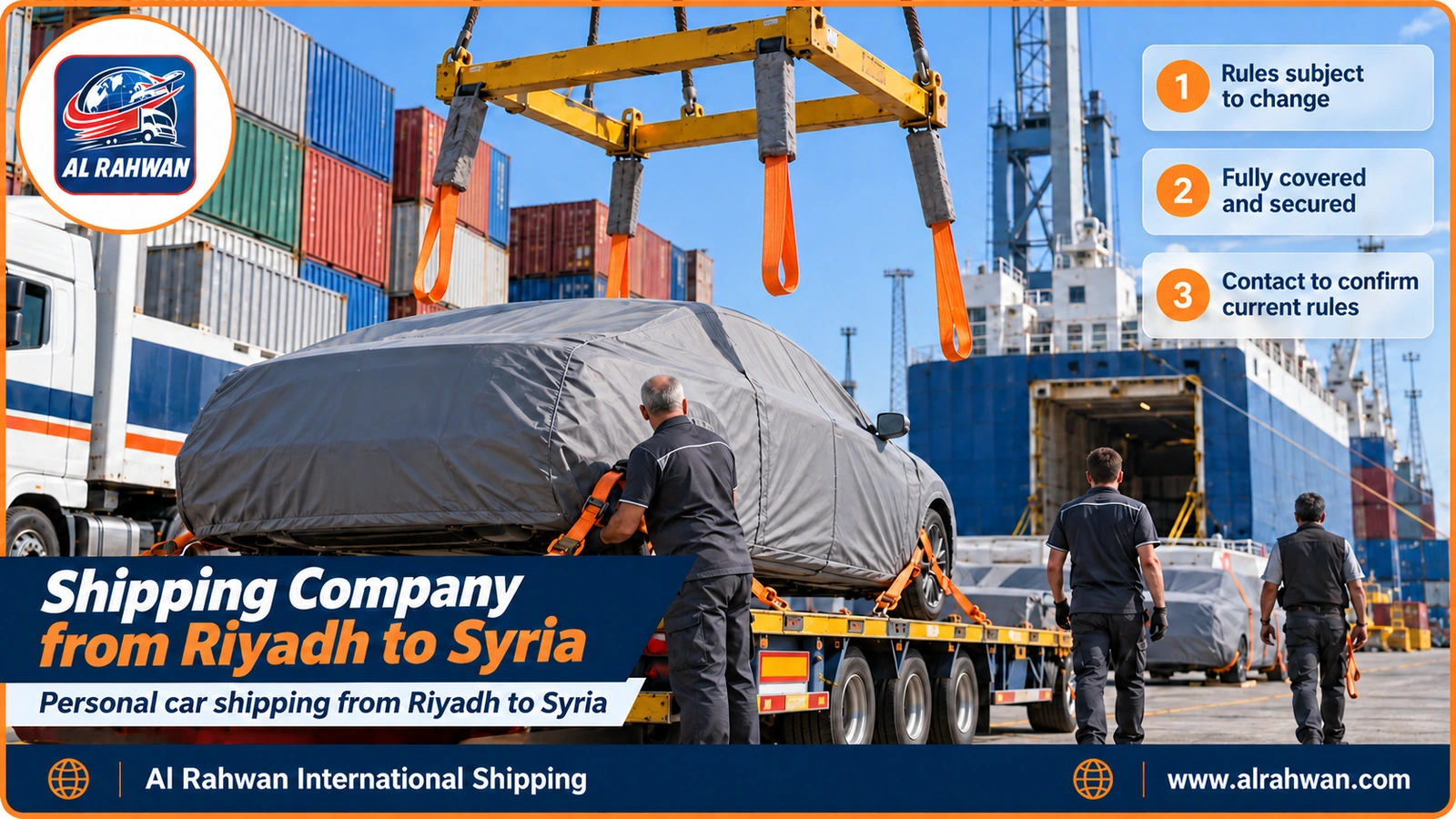 Shipping Company from Riyadh to Syria