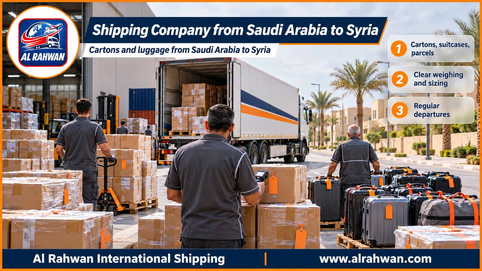 Shipping Company from Saudi Arabia to Syria