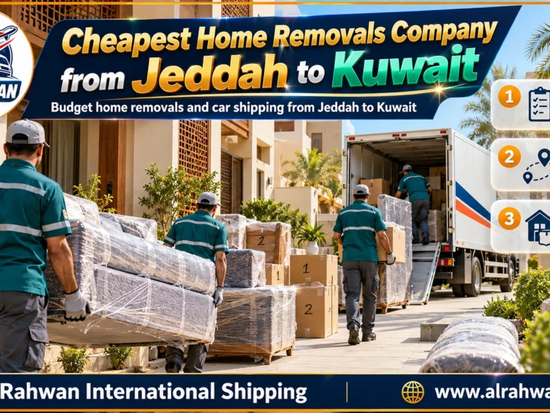 Cheapest Home Removals Company from Jeddah to Kuwait | 0568829975 ◈ Part-Load Moves at Lower Cost with Car Shipping from Jeddah