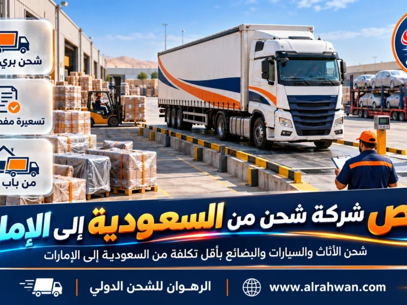 أرخص شركة شحن من السعودية إلى الإمارات | 0568829975 ◈ شحن مشترك وشحن سيارات بأقل تكلفة