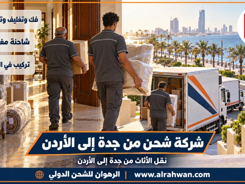 نقل عفش من جدة الى الاردن | 0568829975 ◈ فك وتغليف وتحميل العفش من جدة إلى الأردن وشحن سيارات