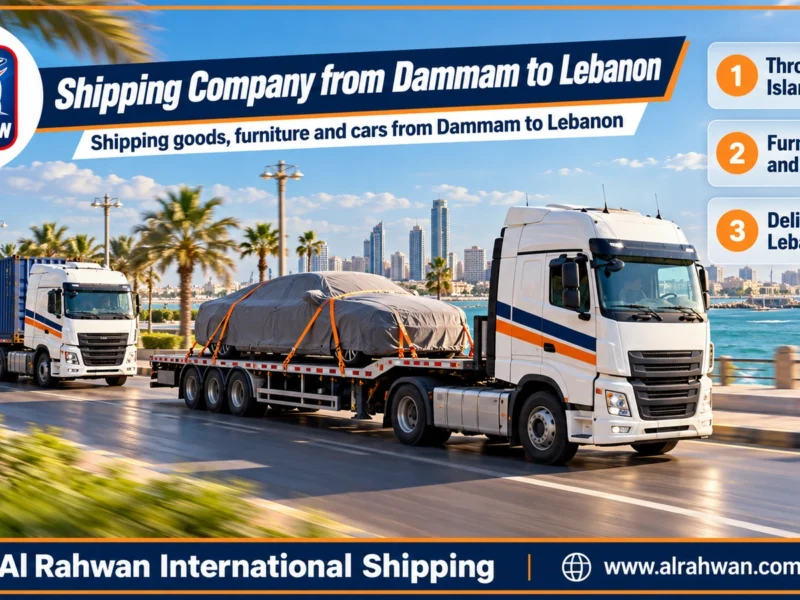Shipping Company from Dammam to Lebanon | 0568829975 ◈ Sea Freight via Jeddah & Car Shipping
