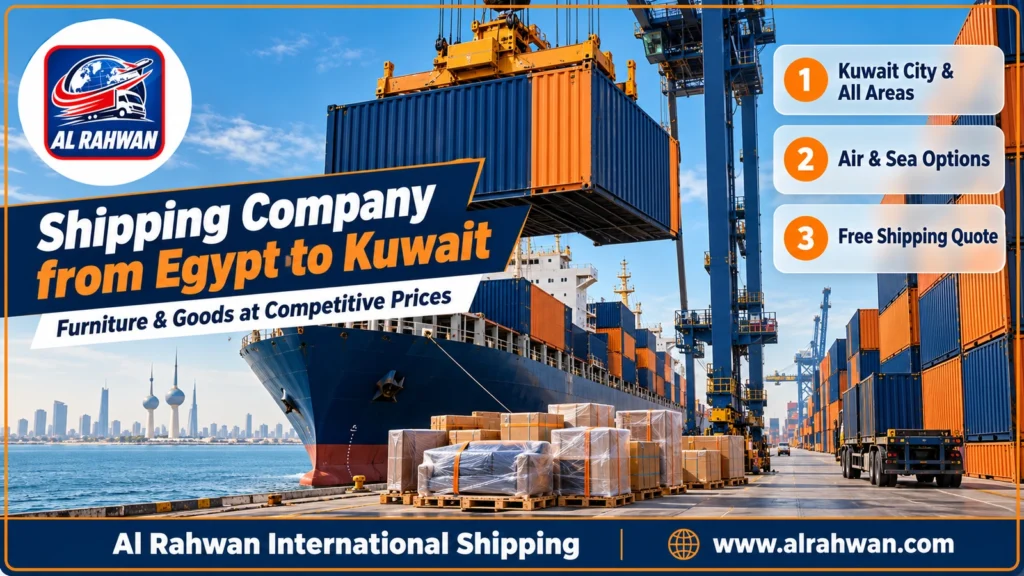 Shipping Company from Egypt to Kuwait | 0568829975 ◈ Furniture & Goods at Competitive Prices