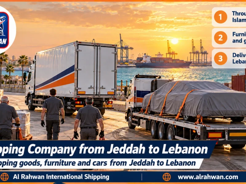 Shipping Company from Jeddah to Lebanon | 0568829975 ◈ Direct Port Loading and Car Shipping