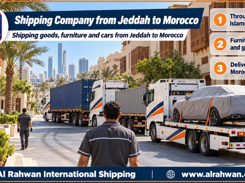 Shipping Company from Jeddah to Morocco | 0568829975 ◈ Direct Port Loading and Car Shipping