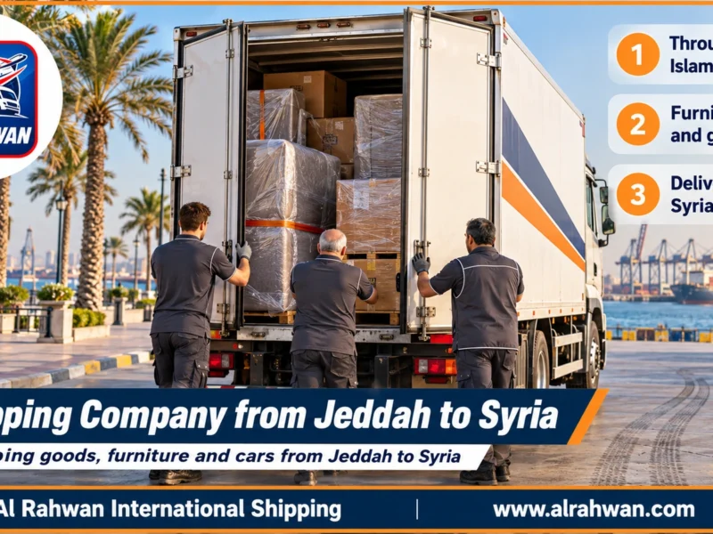 Shipping Company from Jeddah to Syria | 0568829975 ◈ Reliable Sea, Air and Car Shipping to Latakia and Damascus