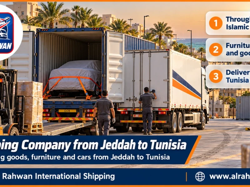 Shipping Company from Jeddah to Tunisia | 0568829975 ◈ Commercial Container Shipping and Car Shipping