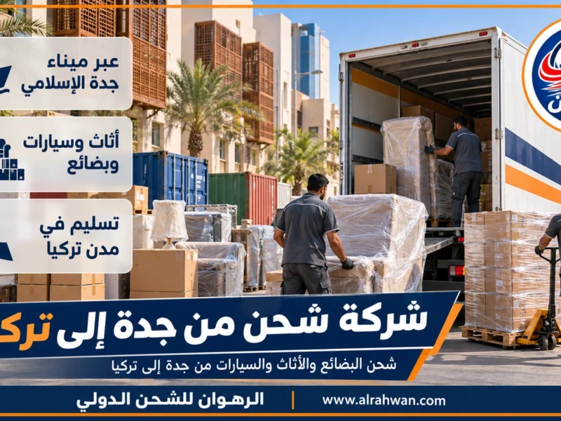 شركة شحن من جدة إلى تركيا | 0568829975 ◈ شحن بحري مباشر وشحن سيارات إلى تركيا