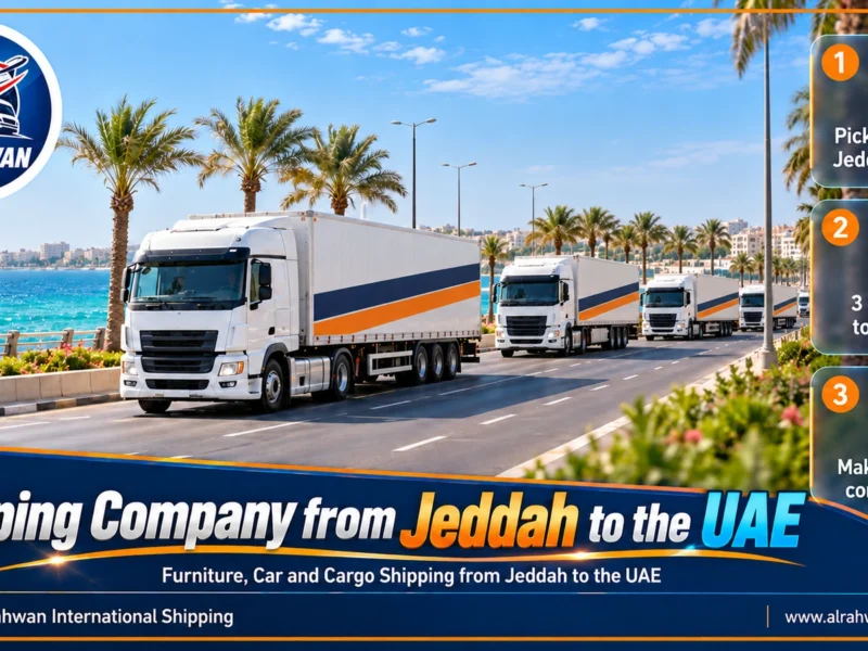 Shipping Company from Jeddah to the UAE | 0568829975 ◈ Carton Shipping and Car Shipping on Regular Departures