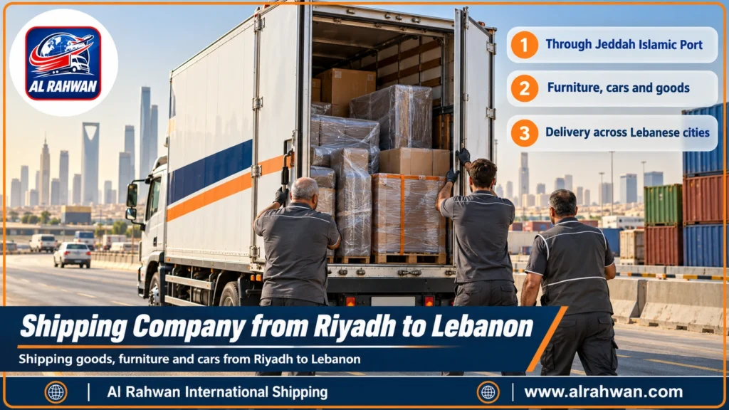 Shipping Company from Riyadh to Lebanon | 0568829975 ◈ Sea Transport via Jeddah and Car Shipping