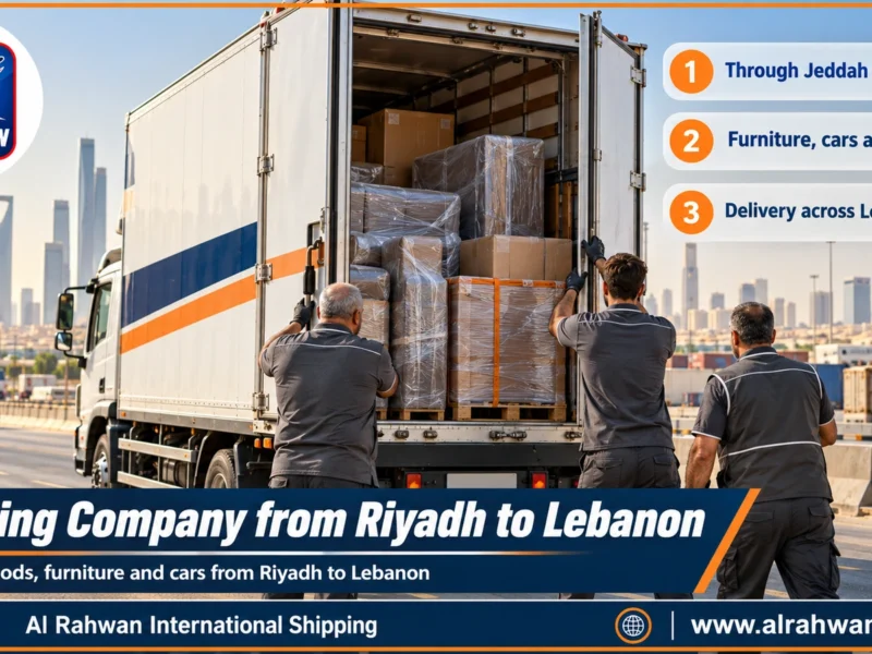 Shipping Company from Riyadh to Lebanon | 0568829975 ◈ Sea Transport via Jeddah and Car Shipping