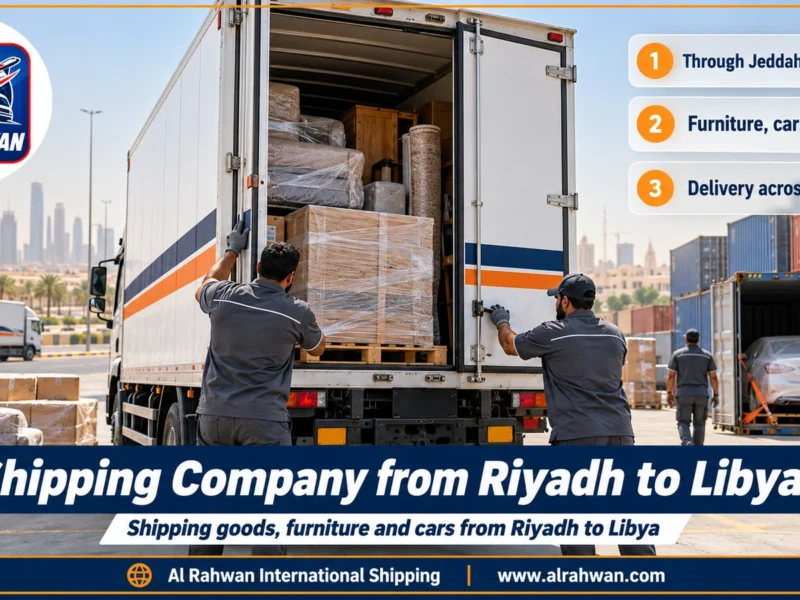 Shipping Company from Riyadh to Libya | 0568829975 ◈ Sea Freight Shipping and Car Shipping