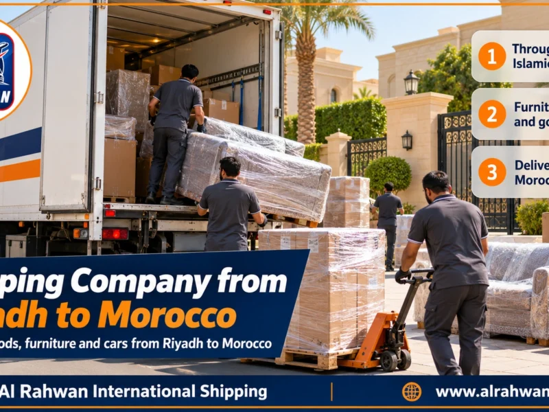 Shipping Company from Riyadh to Morocco | 0568829975 ◈ Organised Inland Transfer and Car Shipping