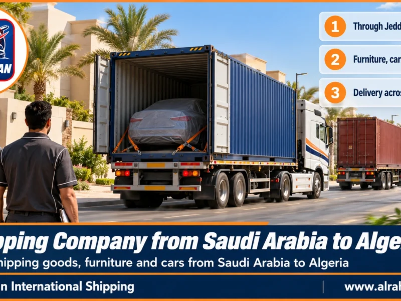 Shipping Company from Saudi Arabia to Algeria | 0568829975 ◈ Precise Customs Clearance and Car Shipping