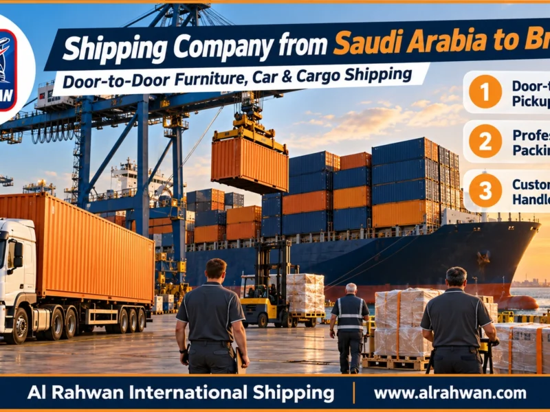 Shipping Company from Saudi Arabia to Britain | 0568829975 ◈ Furniture, Car & Cargo Shipping