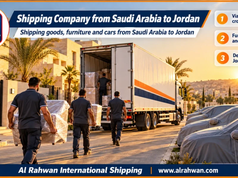 Shipping Company from Saudi Arabia to Jordan | 0568829975 ◈ Overland Freight via the Al-Haditha Crossing with Car Shipping to Every Governorate