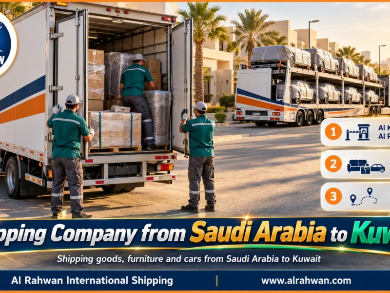 Shipping Company from Saudi Arabia to Kuwait | 0568829975 ◈ Road Freight via Al Khafji and Al Ruqai with Car Shipping to Every Governorate