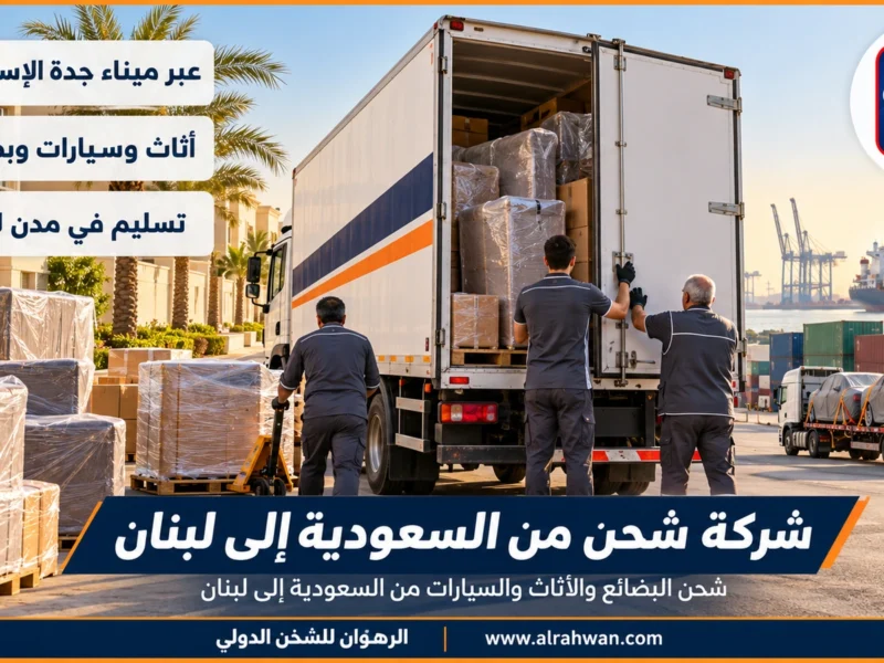 شركة شحن من السعودية إلى لبنان | 0568829975 ◈ شحن بحري عبر جدة وشحن سيارات