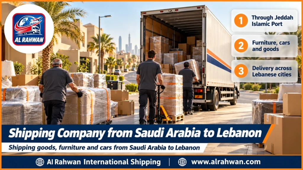 Shipping Company from Saudi Arabia to Lebanon | 0568829975 ◈ Sea Freight via Jeddah and Car Shipping