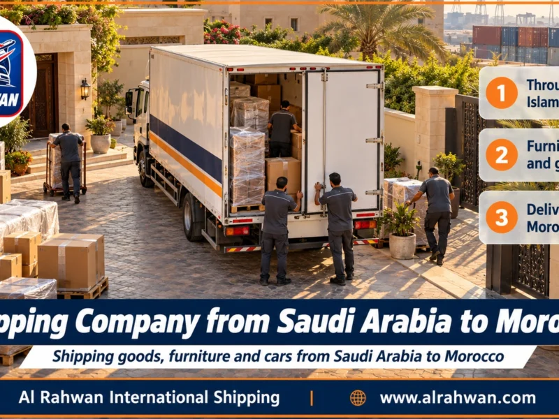 Shipping Company from Saudi Arabia to Morocco | 0568829975 ◈ Direct Maersk Line and Car Shipping
