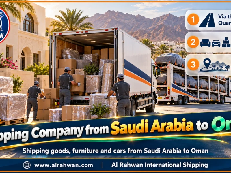 Shipping Company from Saudi Arabia to Oman | 0568829975 ◈ Overland Freight via the Empty Quarter Crossing with Car Shipping to Every Governorate