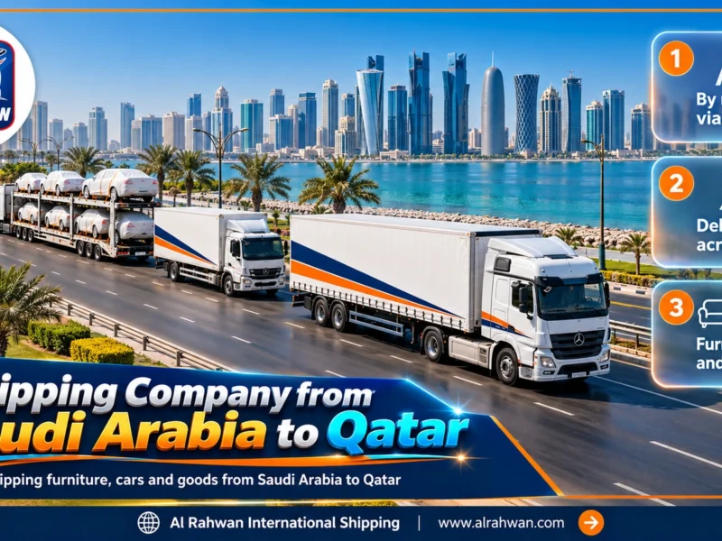 Shipping Company from Saudi Arabia to Qatar | 0568829975 ◈ Road Freight via Salwa and Car Shipping to Doha