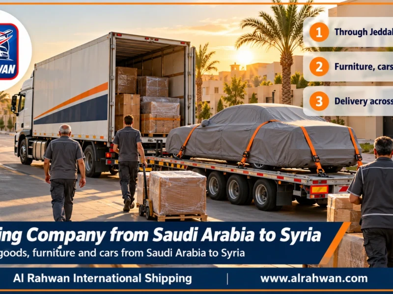 Shipping Company from Saudi Arabia to Syria | 0568829975 ◈ Reliable Sea, Air and Car Shipping to Latakia and Damascus